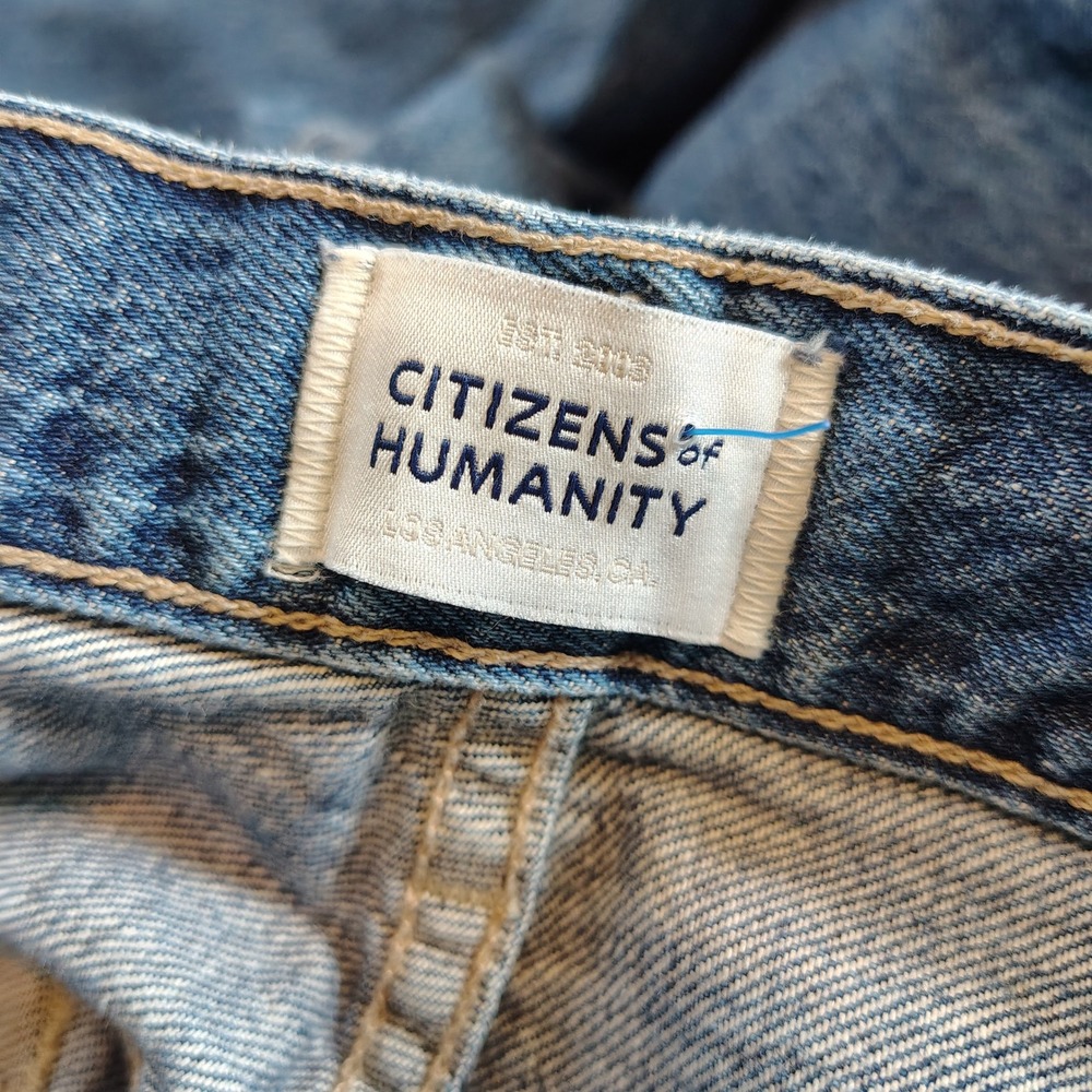 Citizens of Humanity Horseshoe Jeans Blue Wide Leg 2069B-1138 Size 26 - Picture 10 of 11